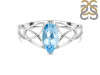 Blue Topaz Ring BTZ-RDR-13.