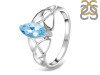 Blue Topaz Ring BTZ-RDR-13.