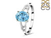 Blue Topaz Ring BTZ-RDR-14.