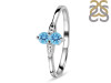 Blue Topaz Ring BTZ-RDR-17.