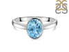 Blue Topaz Ring BTZ-RDR-1883.