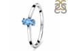 Swiss Blue Topaz Ring SBTZ-RDR-2468.