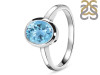 Blue Topaz Ring BTZ-RDR-251.