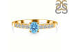 Blue Topaz & White Topaz Ring BTZ-RDR-2538.