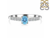 Blue Topaz & White Topaz Ring BTZ-RDR-2538.