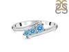 Blue Topaz Ring BTZ-RDR-2588.