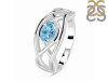 Blue Topaz Ring BTZ-RDR-26.