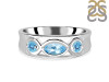 Blue Topaz Ring BTZ-RDR-29.
