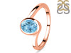 Blue Topaz Ring BTZ-RDR-34.