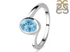 Blue Topaz Ring BTZ-RDR-34.