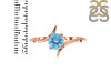 Blue Topaz Ring BTZ-RDR-348.