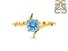Blue Topaz Ring BTZ-RDR-348.