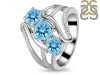 Blue Topaz Ring BTZ-RDR-37.