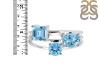 Blue Topaz Ring BTZ-RDR-431.
