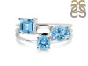 Blue Topaz Ring BTZ-RDR-431.