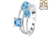 Blue Topaz Ring BTZ-RDR-431.