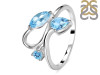 Blue Topaz Ring BTZ-RDR-6.