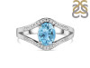 Blue Topaz Ring BTZ-RDR-9.