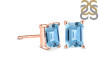 Blue Topaz Stud Earring BTZ-RE-11.
