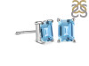 Blue Topaz Stud Earring BTZ-RE-11.
