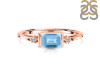 Blue Topaz & White Topaz Ring BTZ-RR-135.