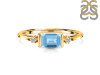 Blue Topaz & White Topaz Ring BTZ-RR-135.