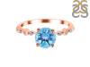 Blue Topaz & White Topaz Ring BTZ-RR-426.