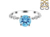Blue Topaz & White Topaz Ring BTZ-RR-426.