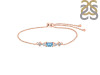 Blue Topaz Bracelet BTZ-RDB-149.