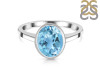 Blue Topaz Ring BTZ-RDR-1623.