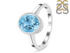 Blue Topaz Ring BTZ-RDR-1623.