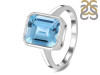 Blue Topaz Ring BTZ-RDR-1752.