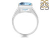 Blue Topaz Ring BTZ-RDR-1752.