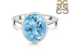 Blue Topaz Ring BTZ-RDR-1806.