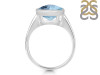 Blue Topaz Ring BTZ-RDR-1806.