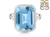 Blue Topaz Ring BTZ-RDR-1847.