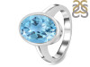 Blue Topaz Ring BTZ-RDR-1892.