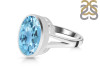 Blue Topaz Ring BTZ-RDR-1897.