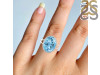 Blue Topaz Ring BTZ-RDR-1897.