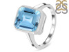 Blue Topaz Ring BTZ-RDR-1927.
