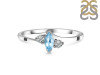 Blue Topaz & White Topaz Ring BTZ-RDR-2681.