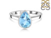 Blue Topaz Ring BTZ-RDR-2763.
