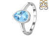 Blue Topaz Ring BTZ-RDR-2763.