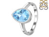 Blue Topaz Ring BTZ-RDR-2764.
