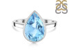 Blue Topaz Ring BTZ-RDR-2852.