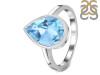 Blue Topaz Ring BTZ-RDR-2852.