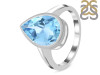Blue Topaz Ring BTZ-RDR-2853.