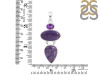 Charoite/Amethyst Pendant-2SP CHR-1-103