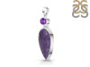 Charoite/Amethyst Pendant-2SP CHR-1-106