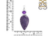 Charoite/Amethyst Pendant-2SP CHR-1-107